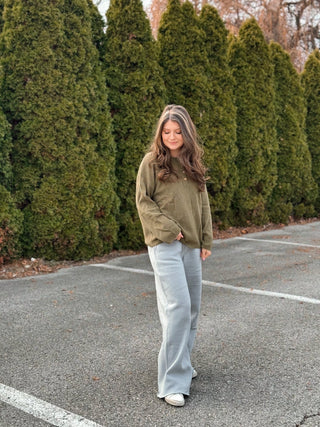 Evergreen Haven, Sweater - Silver Line Boutique