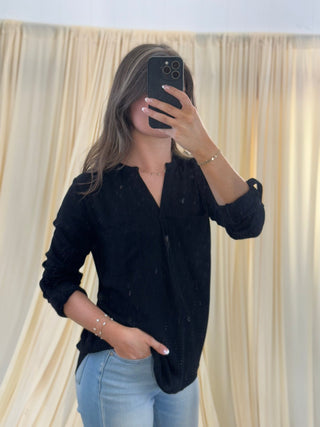 Everyday Classic, Button Up - Silver Line Boutique