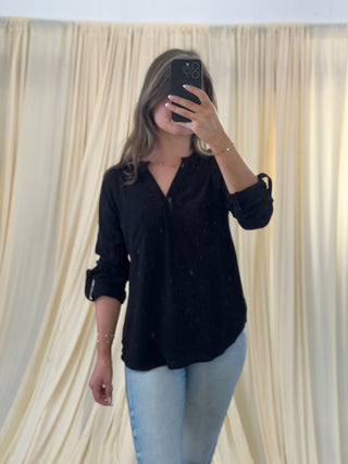 Everyday Classic, Button Up - Silver Line Boutique