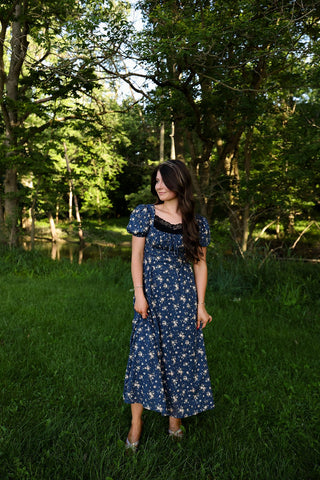 Garden Party Dress - Silver Line Boutique