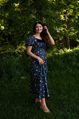 Garden Party Dress - Silver Line Boutique
