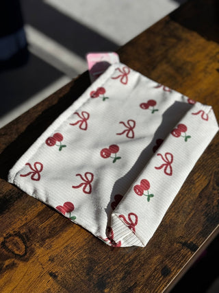 Girly - Girl Cherry, Cosmetic Bags - Silver Line Boutique