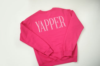 (Glitter) Yapper, Crewneck - Silver Line Boutique