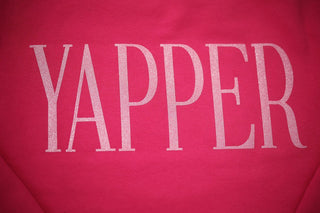 (Glitter) Yapper, Crewneck - Silver Line Boutique