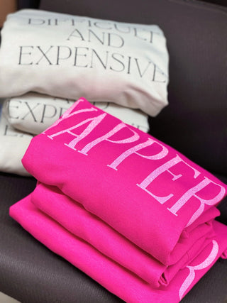 (Glitter) Yapper, Crewneck - Silver Line Boutique