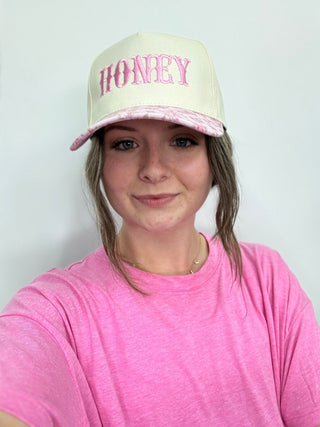 Honey, Trucker Hat - Silver Line Boutique