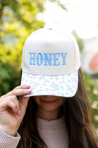 Honey, Trucker Hat - Silver Line Boutique