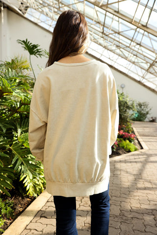 Ivory Ease Pullover - Silver Line Boutique