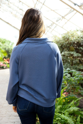 Luna, Zipup Jacket - Silver Line Boutique