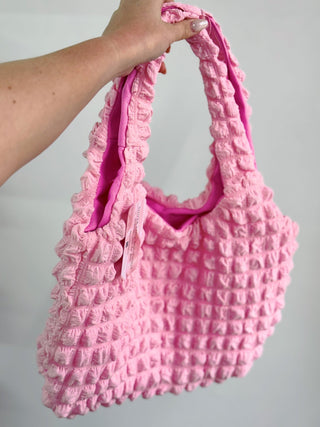 Main Character, Puffer Bag - Silver Line Boutique