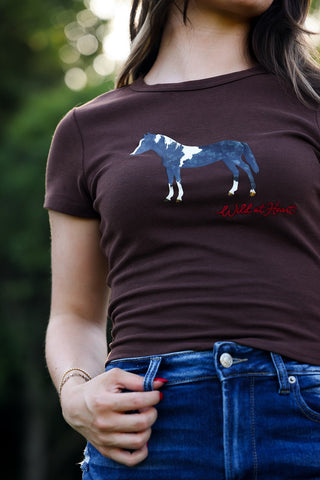 Morning Ride, Baby Tee - Silver Line Boutique