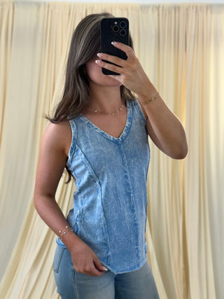 Periwinkle Dream, Tank Top - Silver Line Boutique