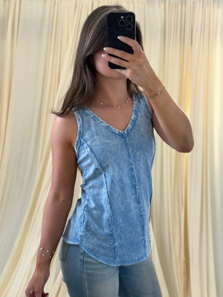 Periwinkle Dream, Tank Top - Silver Line Boutique