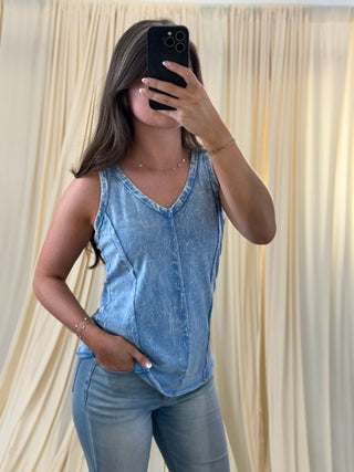 Periwinkle Dream, Tank Top - Silver Line Boutique