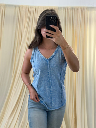 Periwinkle Dream, Tank Top - Silver Line Boutique