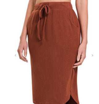 Petal Grace, Tulip Skirt - Silver Line Boutique