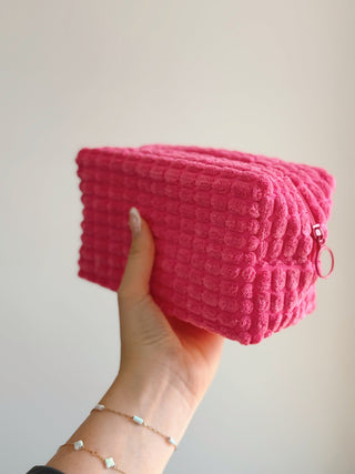 Plush Cosmetic Bags - Silver Line Boutique