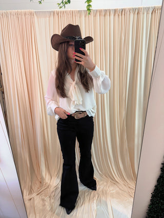 Raven Flare Jeans - Silver Line Boutique