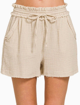 Salt Air, Gauze Shorts - Silver Line Boutique