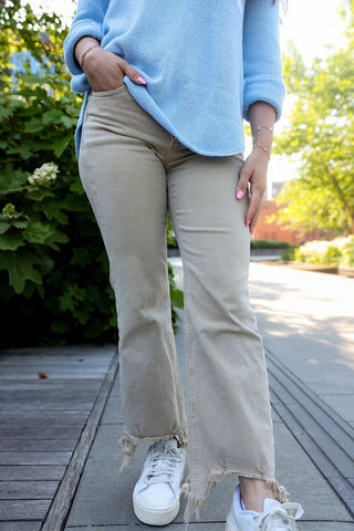Sandy Shore, Risen Jeans - Silver Line Boutique