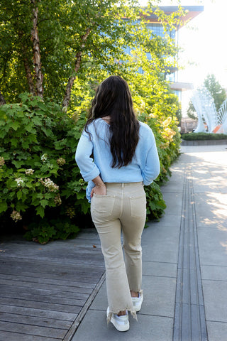 Sandy Shore, Risen Jeans - Silver Line Boutique
