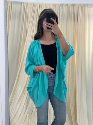 Seafoam Sway, Kimono - Silver Line Boutique