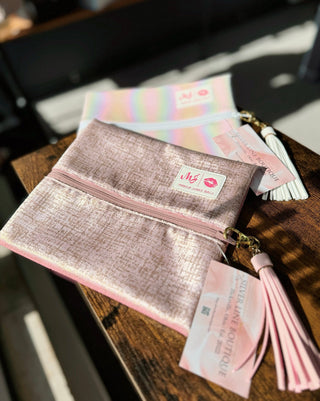 Shark Tank Cosmetic Bag | Makeup Junkies - Silver Line Boutique