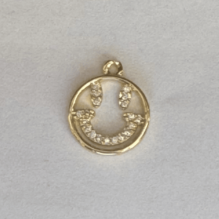 Smilie Diamond Charm (Standard) - Silver Line Boutique