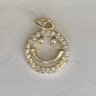 Smilie Diamond Charm (Standard) - Silver Line Boutique