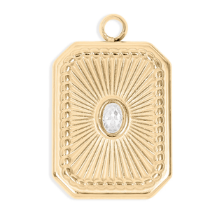 Sunburst Charm (Standard) - Silver Line Boutique