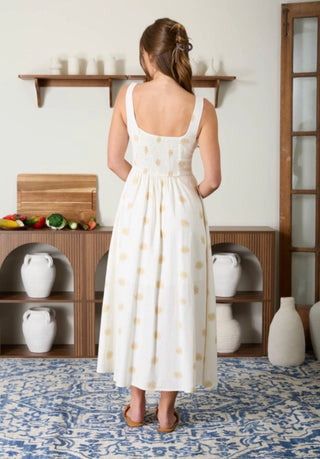 Sunday in Savannah, Linen Dress - Silver Line Boutique