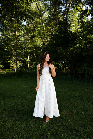Sunday in Savannah, Linen Dress - Silver Line Boutique