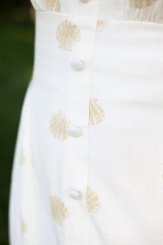 Sunday in Savannah, Linen Dress - Silver Line Boutique