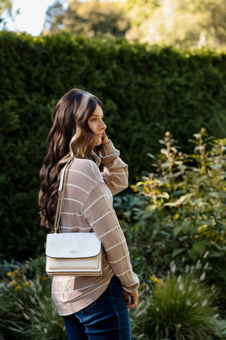 Sunday Stripe Knit Top - Silver Line Boutique