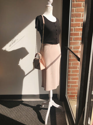 Sweeter Than Honey, Pencil Skirt - Silver Line Boutique