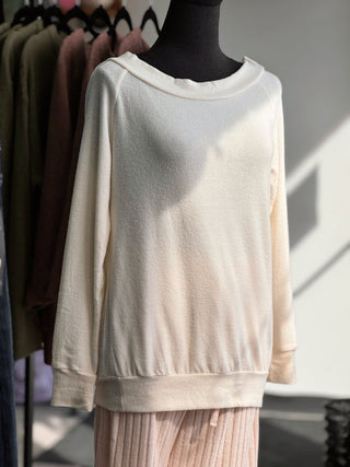 Sweetest, Ivory Shirt - Silver Line Boutique
