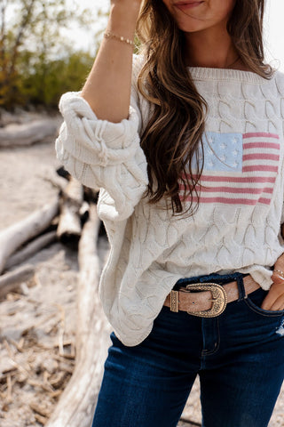 The Americana Prep Club, Sweater - Silver Line Boutique