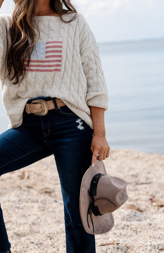 The Americana Prep Club, Sweater - Silver Line Boutique