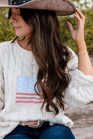 The Americana Prep Club, Sweater - Silver Line Boutique