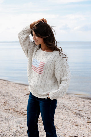 The Americana Prep Club, Sweater - Silver Line Boutique