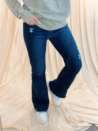 The Hourglass Flare, Kan Can Jeans - Silver Line Boutique