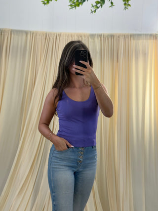The Softie, Purple Tank Top - Silver Line Boutique