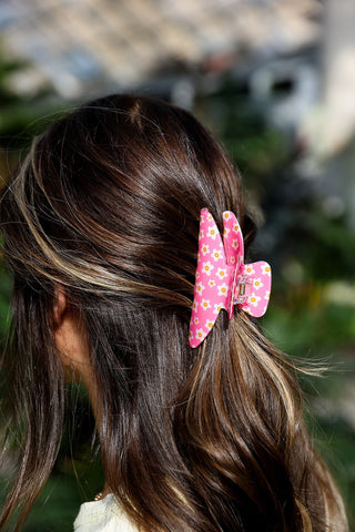 The Wildflower, Claw Clip - Silver Line Boutique