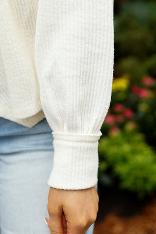 Timeless In White, V - Neck Knit - Silver Line Boutique