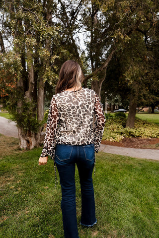 Untamed, Cheetah Blouse - Silver Line Boutique