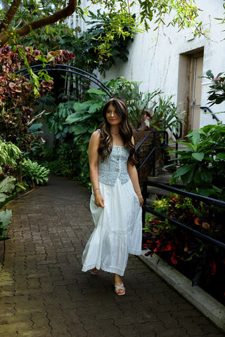 Wildflower, Denim Vest - Silver Line Boutique
