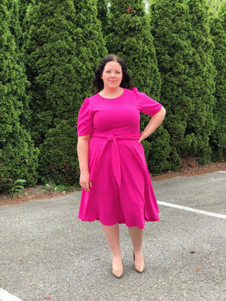 With Love - Midi Dress *Exclusively Curvy* - Silver Line Boutique