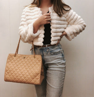Your Majesty, Tan Purse - Silver Line Boutique